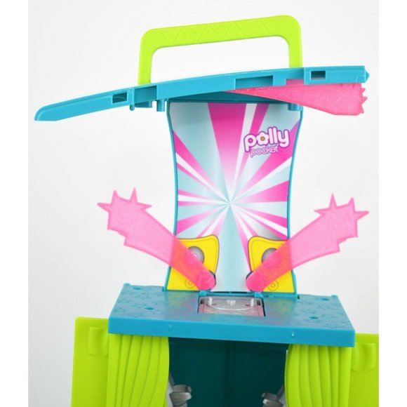Polly Pocket Pop N Lock World Rockin' Magic Fashion Stage Playset Toy Only 2009 - Picture 10 of 10